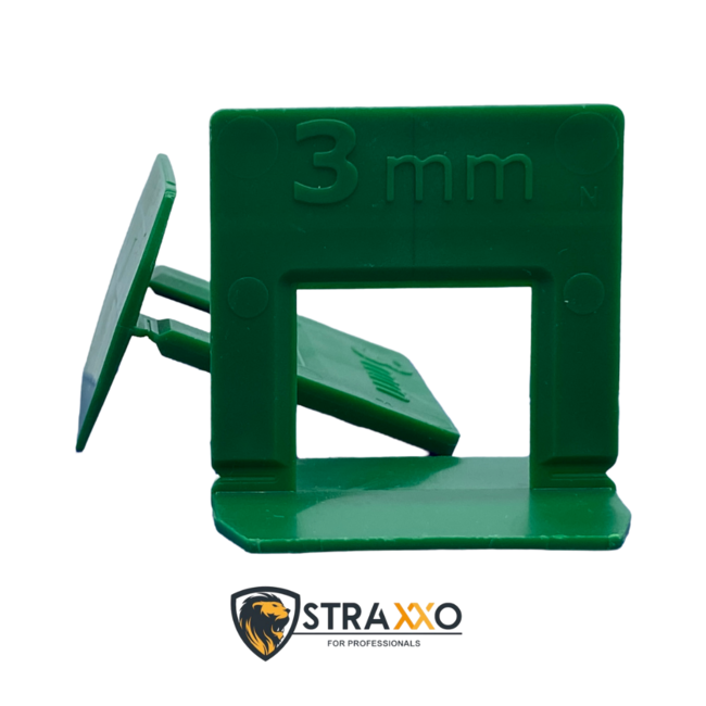 Straxxo Straxxo 3 mm. Levelling clips 2000 stuks