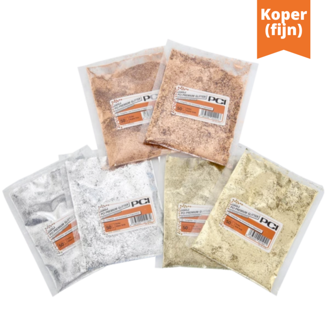 PCI Premium Glitter Koper Fijn 50 gr