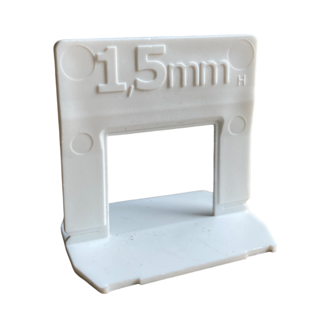 Straxxo ® levelling clips 1,5  mm. 2000 stuks