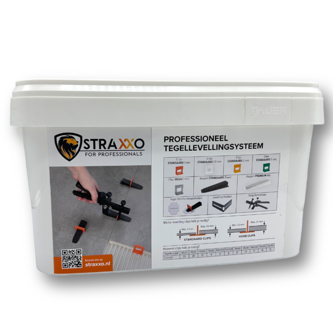 Straxxo ® Starterskit  100 set Pro 3 mm.