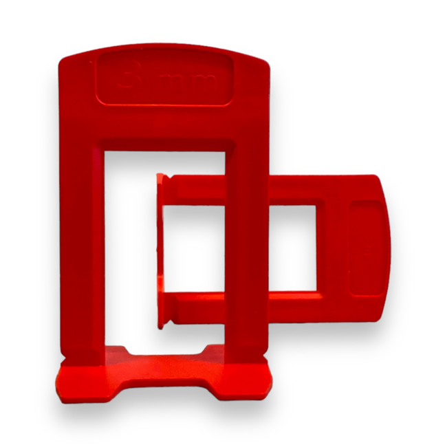 Straxxo ® Maxi XL 3 mm.  Levelling Clips 200 stuks. Tegeldikte 3 cm.