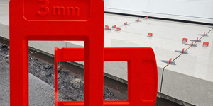 Outdoor tegel levelling