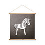 Kay Bojesen - Zebra canvas poster 40 x 40