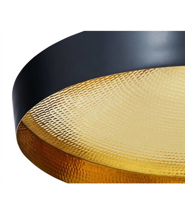 Tom Dixon  Tom Dixon - Beat Flat LED hanglamp zwart