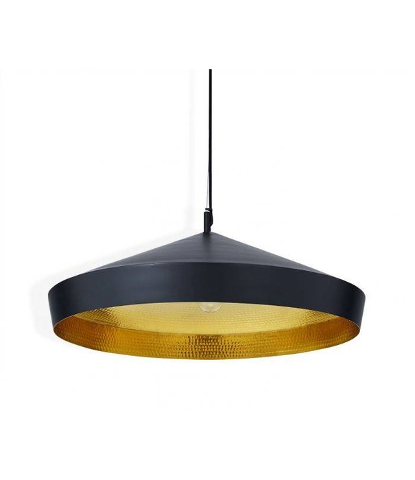 Tom Dixon  Tom Dixon - Beat Flat LED hanglamp zwart