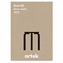 Artek - Stool 60, Griege poster 50 x 70