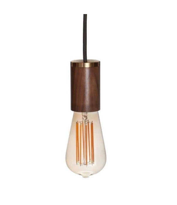 Tala  Knuckle E27 walnut pendant