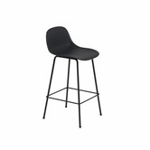 Muuto - Fiber barstool with back - tube base