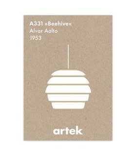 Artek - Beehive , Greige poster 50 x 70