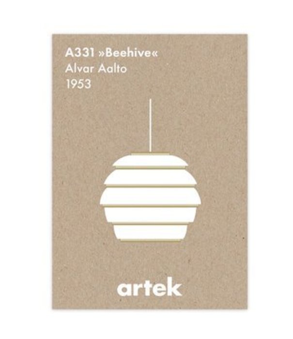 Artek  Artek - Beehive , Greige poster 50 x 70