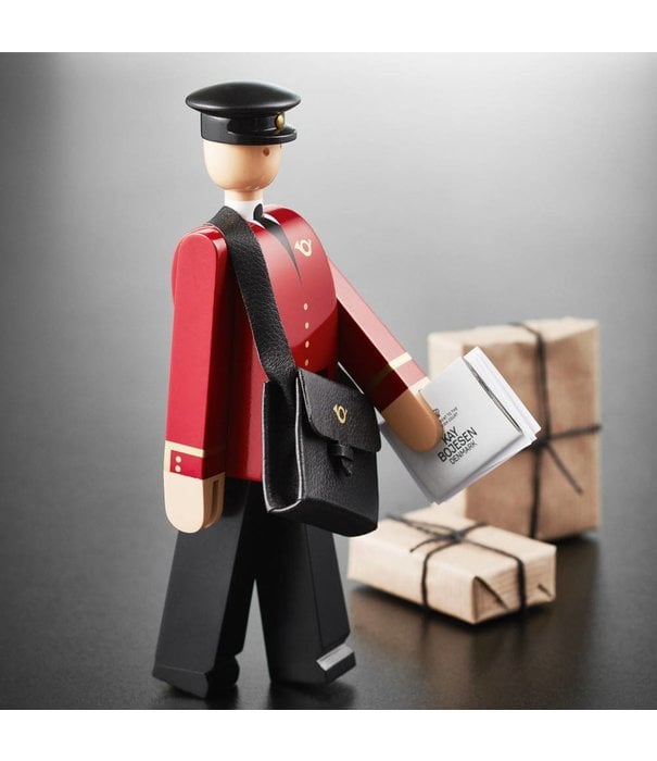 Kay Bojesen  Postman Einar, lacquered beech