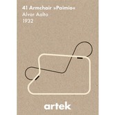 Artek - Paimio, Griege poster 50 x 70