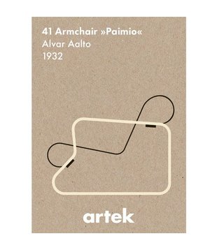 Artek - Paimio, Griege poster 50 x 70