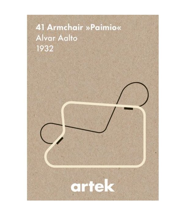 Artek  Artek - Paimio, Griege poster 50 x 70