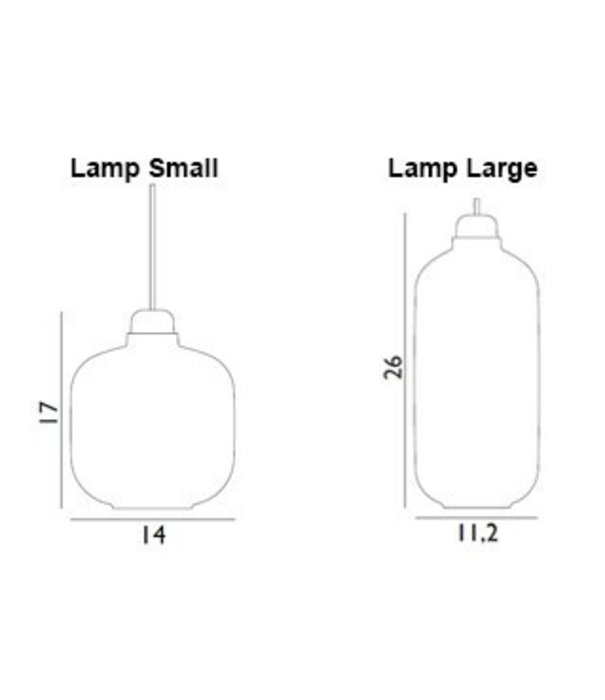 Normann Copenhagen  Normann Copenhagen - Amp lamp small - messing