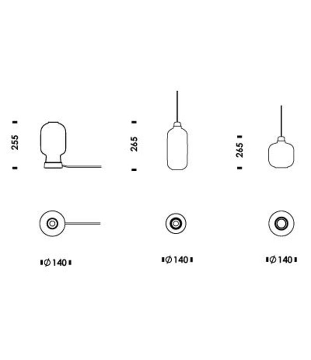 Normann Copenhagen  Normann Copenhagen - Amp table lamp