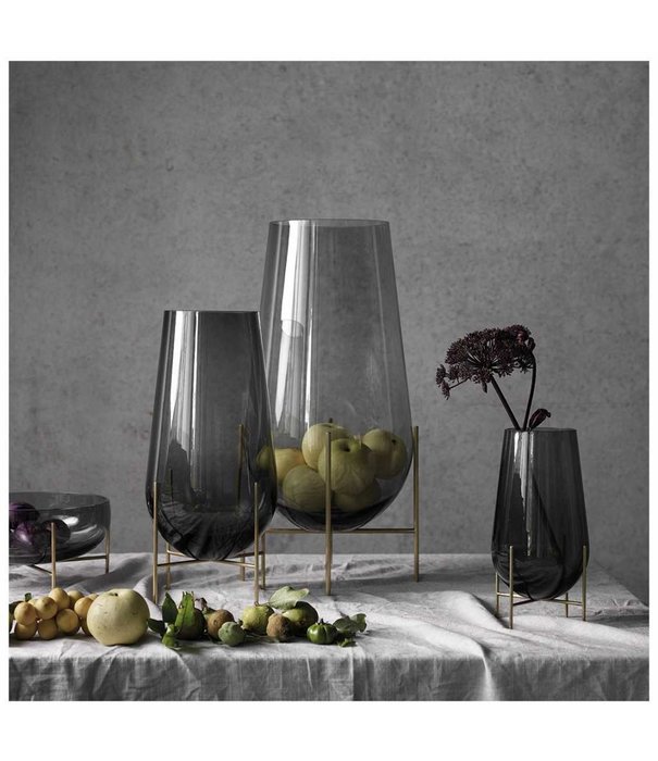 Audo Audo Échasse Bowl brass, smoked glass