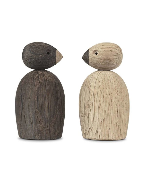 Kay Bojesen   Pair of Sparrows eiken, 2 stuks