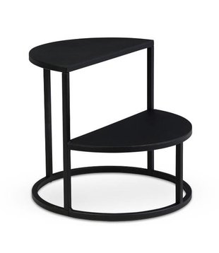 Dais Step Stool black steel