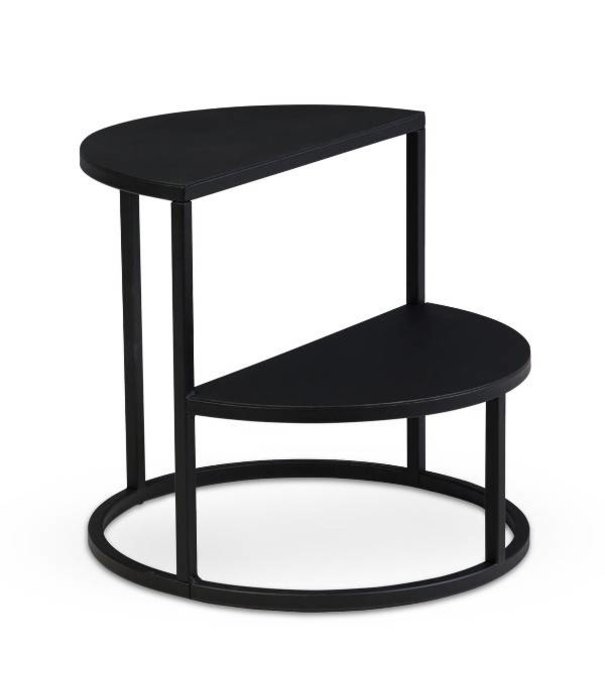 Northern  Dais Step Stool black steel