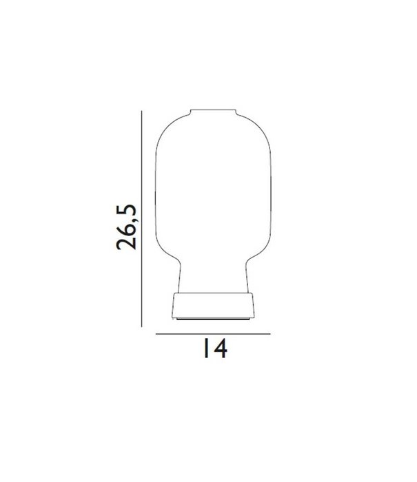 Normann Copenhagen  Normann Copenhagen - Amp tafellamp messing