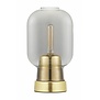 Normann Copenhagen - Amp table lamp brass/smoked glass