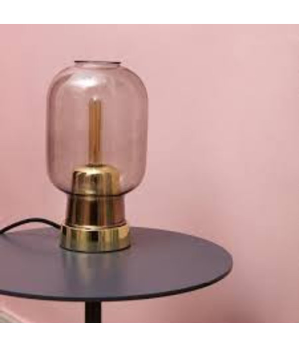 Normann Copenhagen  Normann Copenhagen - Amp table lamp brass/smoked glass
