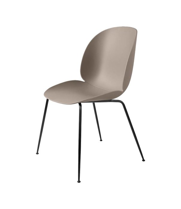 Gubi  Gubi - Beetle dining chair - conic base chrome