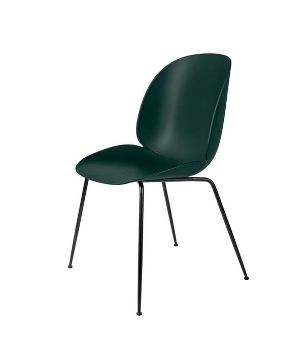 Gubi  Gubi - Beetle dining chair - conic base chrome