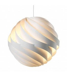 Turbo Pendant alabaster white glossy