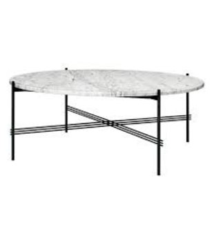 Gubi - TS coffee table round marble Ø80