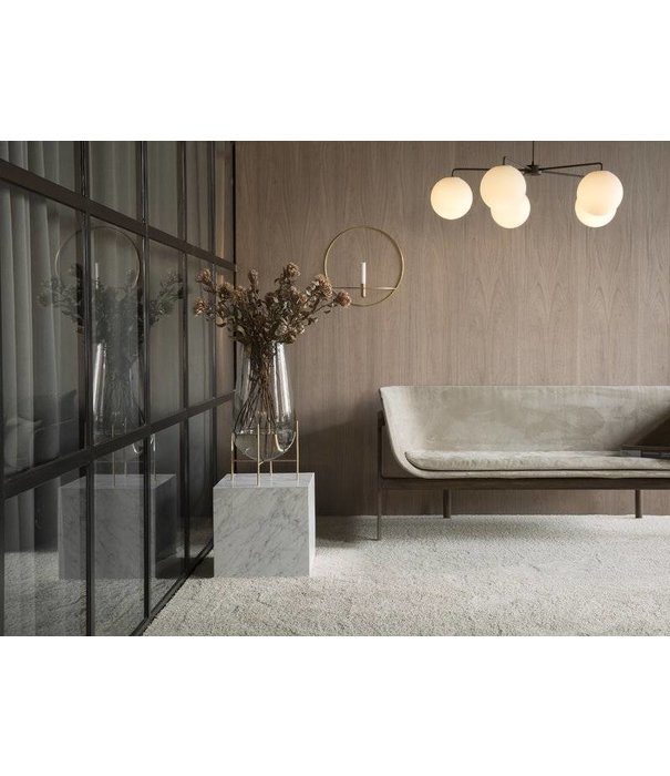 Audo Audo Échasse Bowl brass, smoked glass