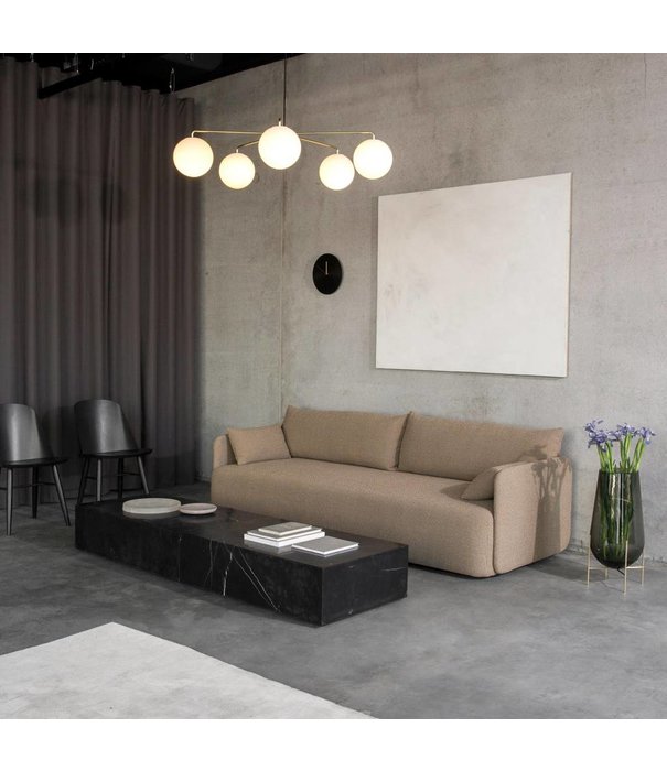 Audo Audo Échasse Schaal messing, gerookt glas