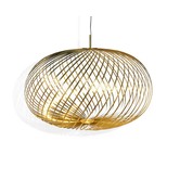 Spring hanglamp large LED messing