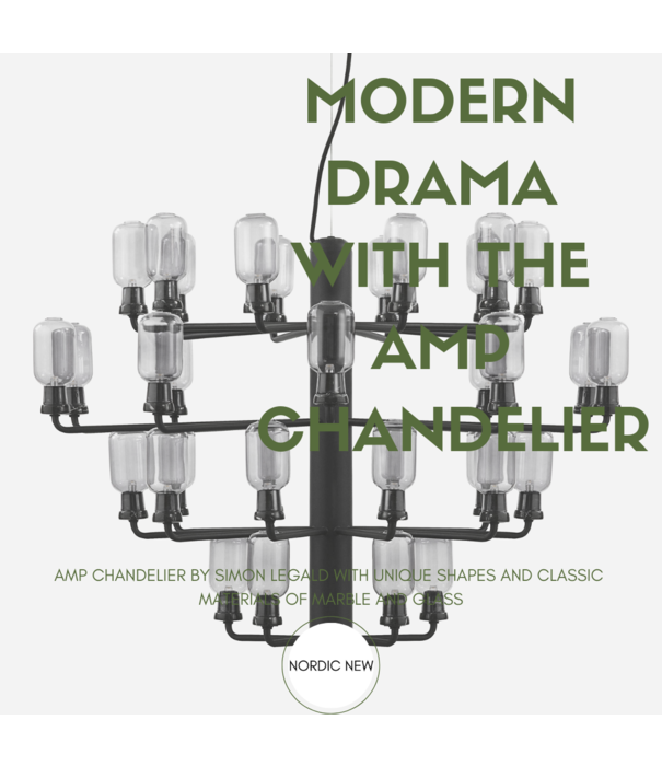 Normann Copenhagen  Normann Copenhagen - Amp chandelier large Ø85