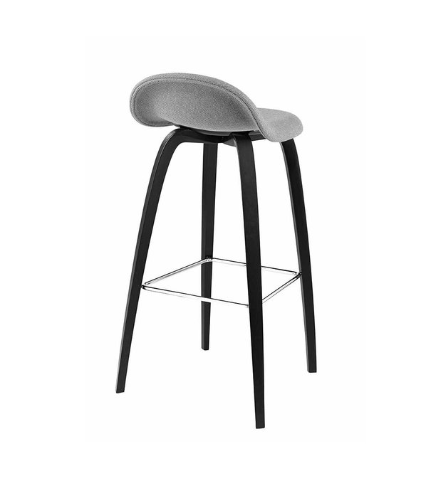 Gubi  Gubi - 3D Bar stool upholstered wood base