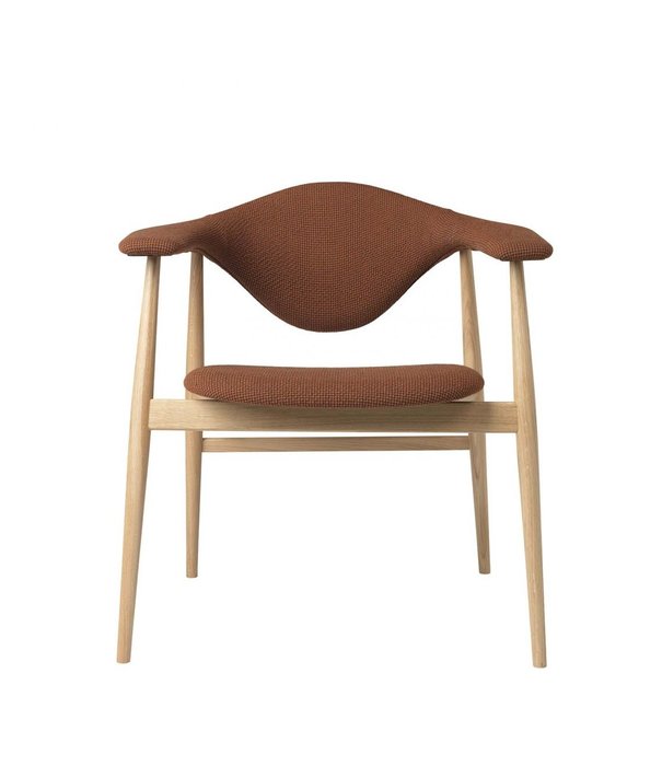 Gubi  Gubi - Masculo dining chair wood base