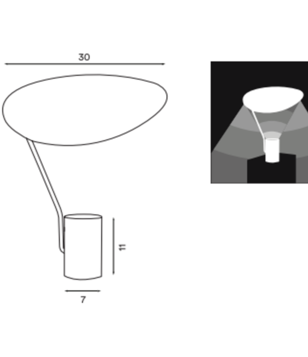 Northern  Northern -Ombre table lamp