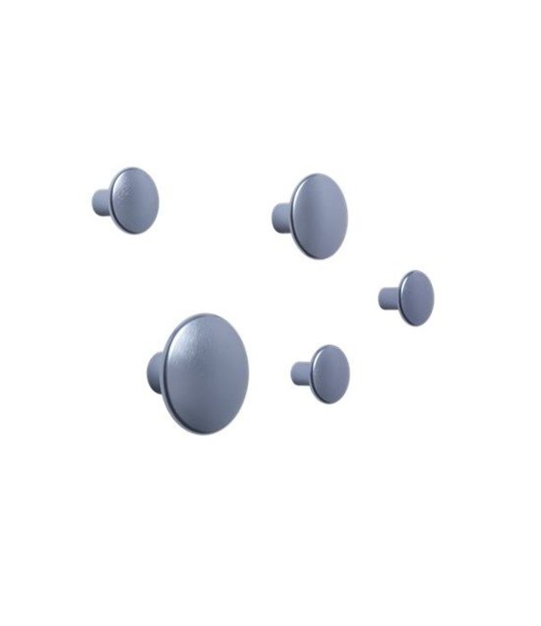 Muuto The Dots Metal Wandhaken, set van 5