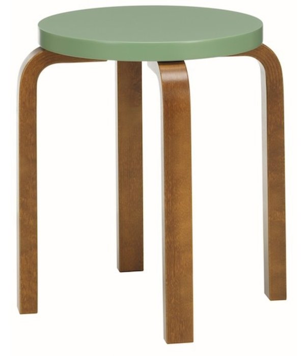 Artek  Artek - Stool E60 birch - walnut stained