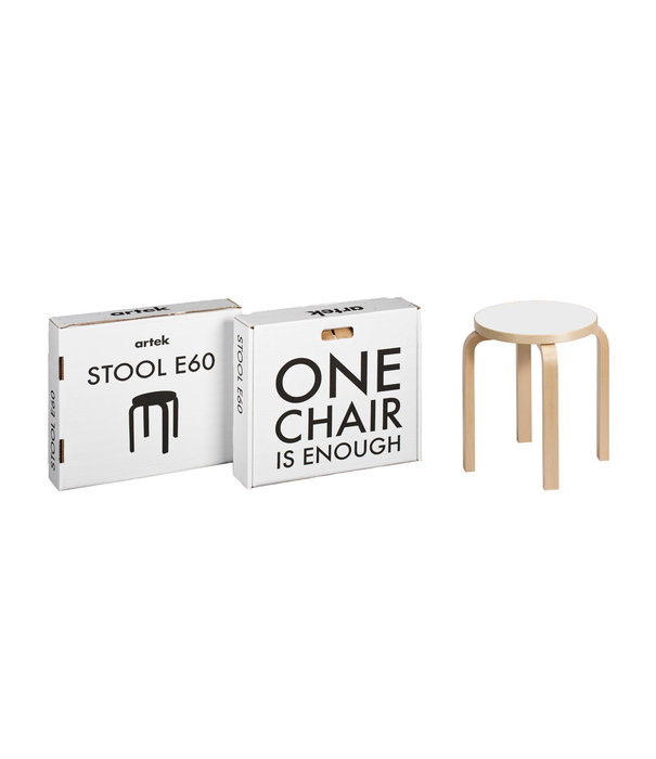 Artek  Stool E60 kruk berken