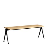 Pyramid bank 11 eiken L140 cm.