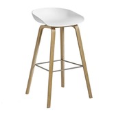 Hay - AAS 32 High barstool soaped oak base 75 cm.