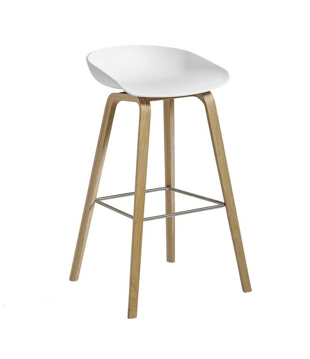 Hay  Hay - AAS 32 High barstool soaped oak base 75 cm.