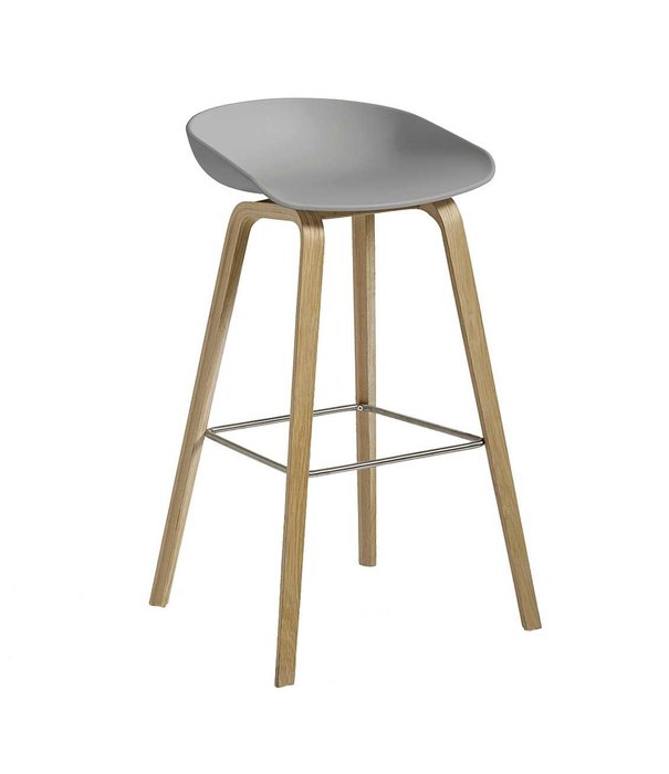 Hay  Hay - AAS 32 High barstool soaped oak base 75 cm.