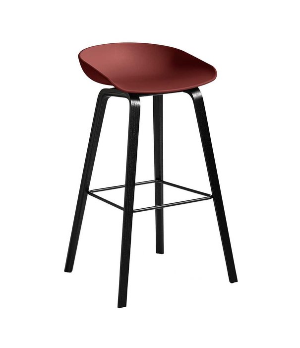 Hay  Hay AAS 32 Low Bar Stool black oak base