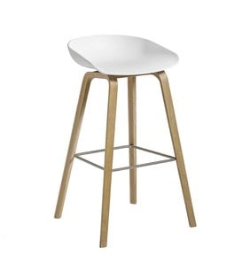 Hay AAS 32 Low Bar Stool, soaped oak base H65