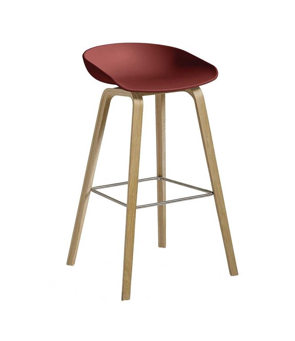 Hay  Hay - AAS 32 Low barstool soaped oak base 65 cm.