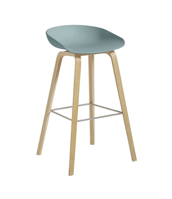 Hay  Hay AAS 32 High Bar Stool, oak base