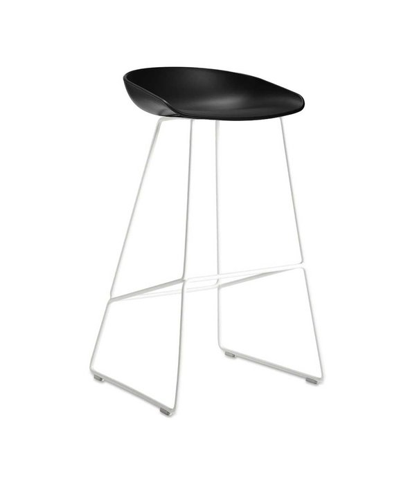 Hay  Hay AAS 38 Low Bar Stool white base
